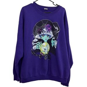 Omocat Phantasma Sweatshirt Mens XL Purple Limited Ed Graphic Anime Jane Mai *